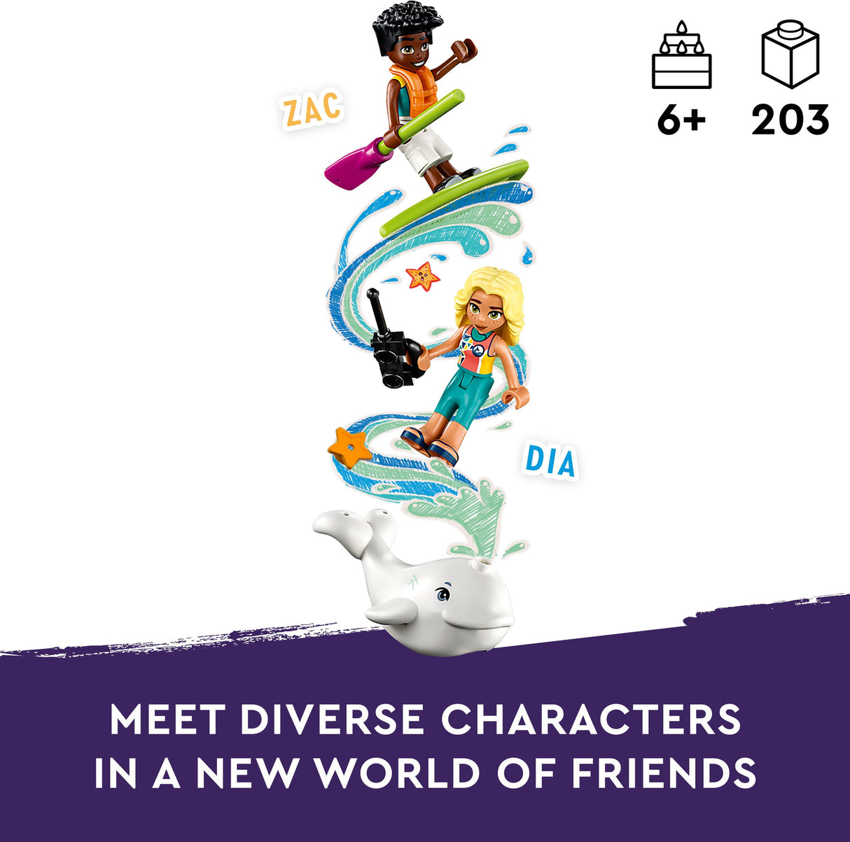 LEGO® Friends Sea Rescue Plane Toy Playset