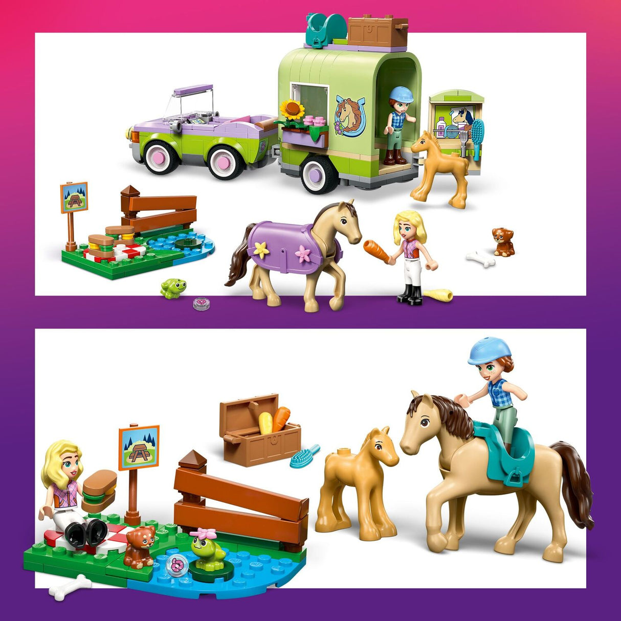 LEGO Friends: Horse & Baby Foal Trailer