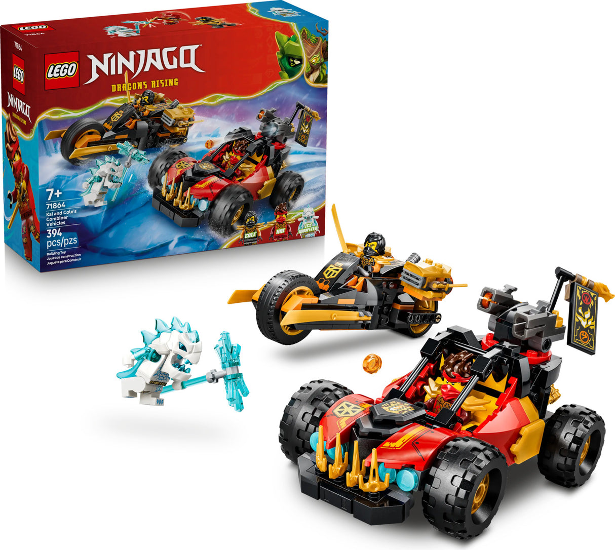 LEGO® NINJAGO® Kai and Cole’s Combiner Vehicles