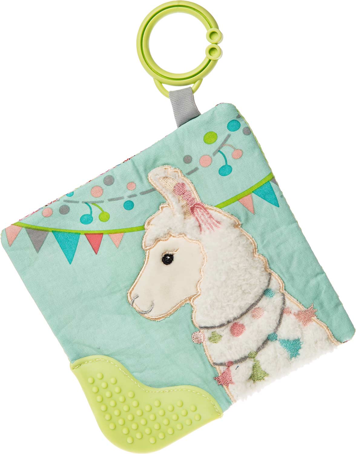 Lily Llama Crinkle Teether - 6x6"