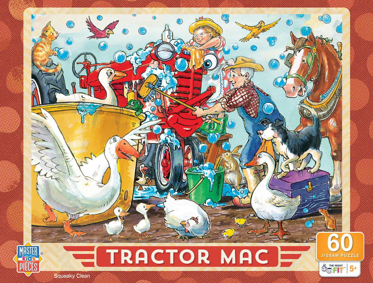 Tractor Mac - Squeaky Clean 60 Piece Puzzle