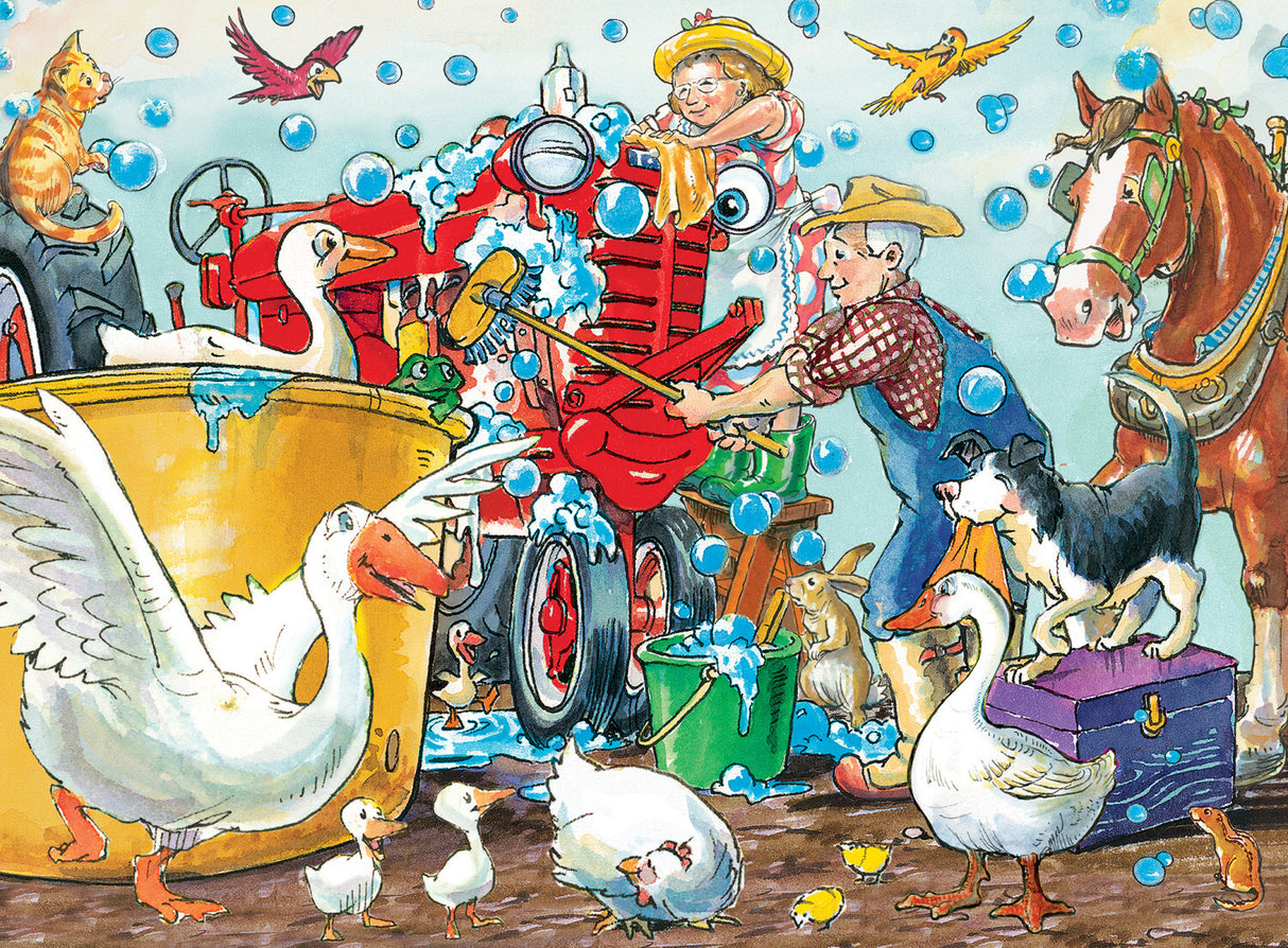 Tractor Mac - Squeaky Clean 60 Piece Puzzle