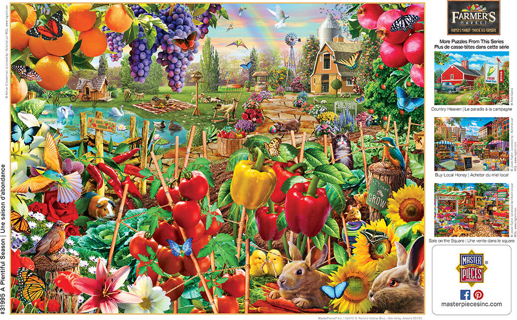 Farmer's Market - A Plentiful Season 750 Piece Puzzle