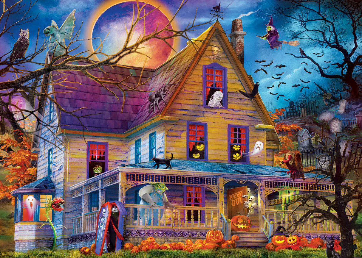 Glow in the Dark Halloween - Fright Night 500 Piece Puzzle