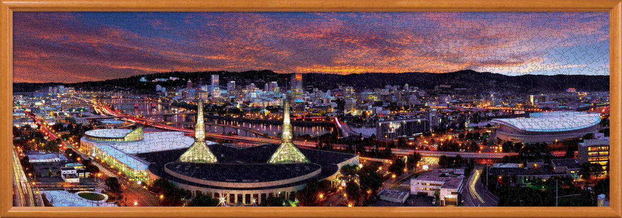 American Vista Panoramic - Portland 1000 Piece Puzzle