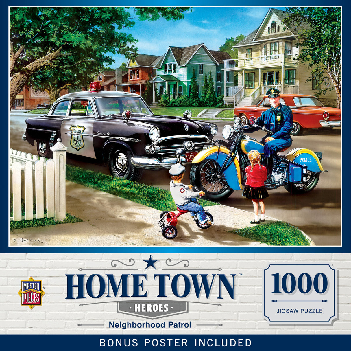 Hometown Heroes - Neighborhood Patrol 1000 Piece Puzzle