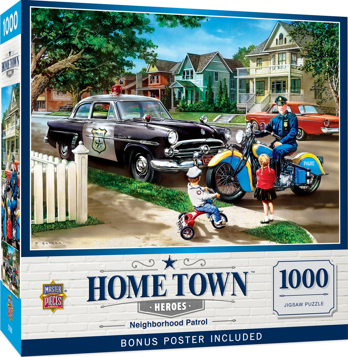 Hometown Heroes - Neighborhood Patrol 1000 Piece Puzzle