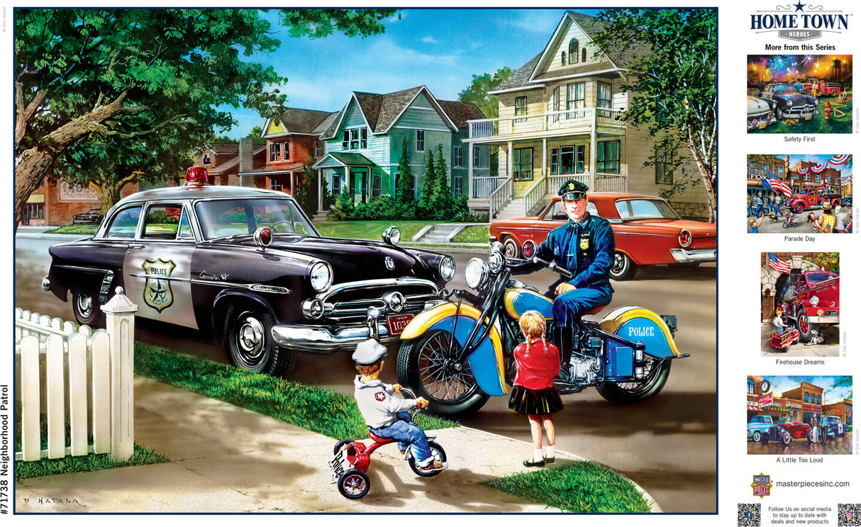 Hometown Heroes - Neighborhood Patrol 1000 Piece Puzzle