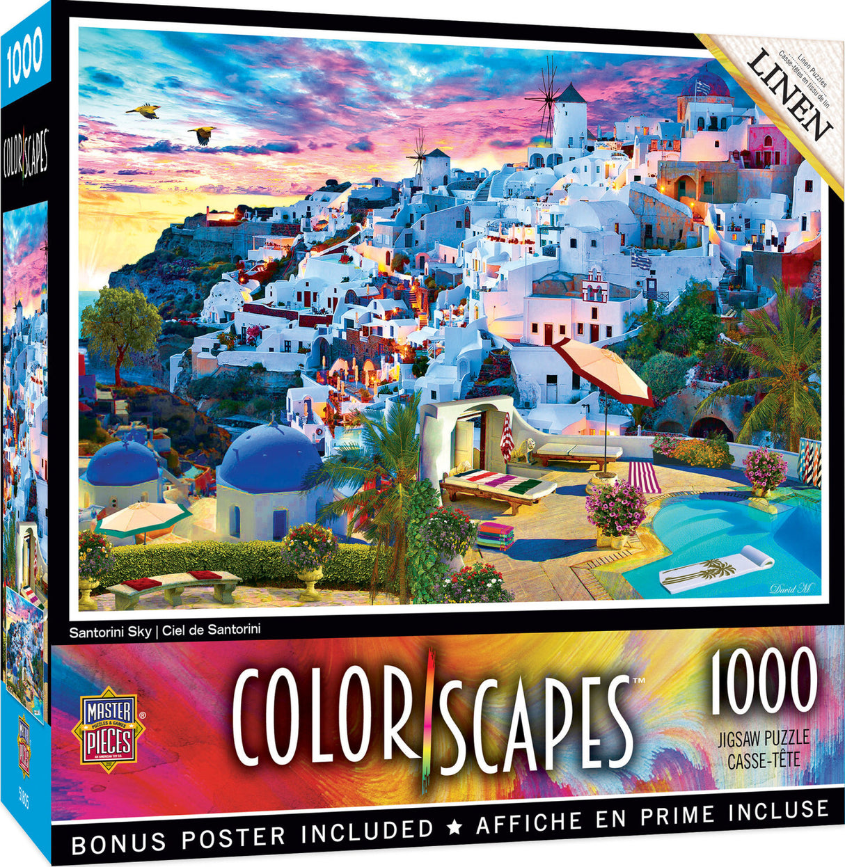 Colorscapes - Santorini Sky 1000 Piece Puzzle