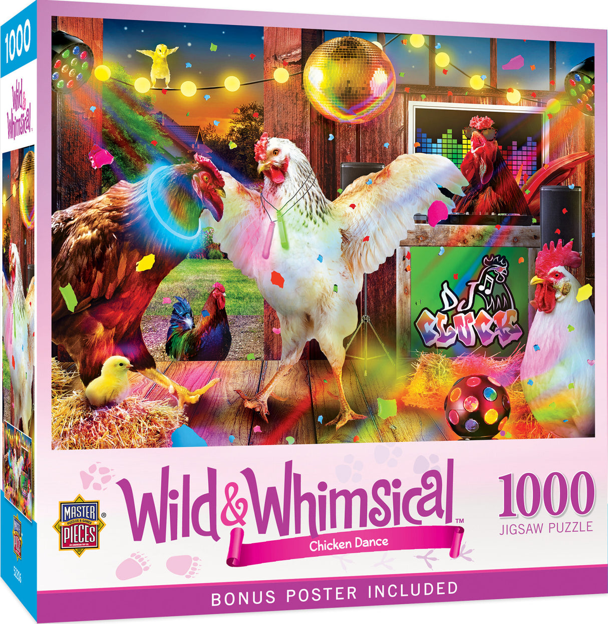 Wild and Whimsical - Chicken Dance 1000 Piece Puzzle