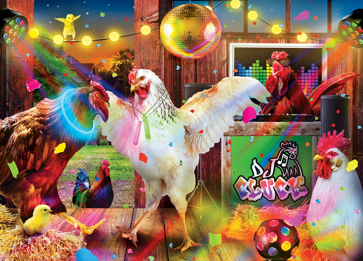 Wild and Whimsical - Chicken Dance 1000 Piece Puzzle