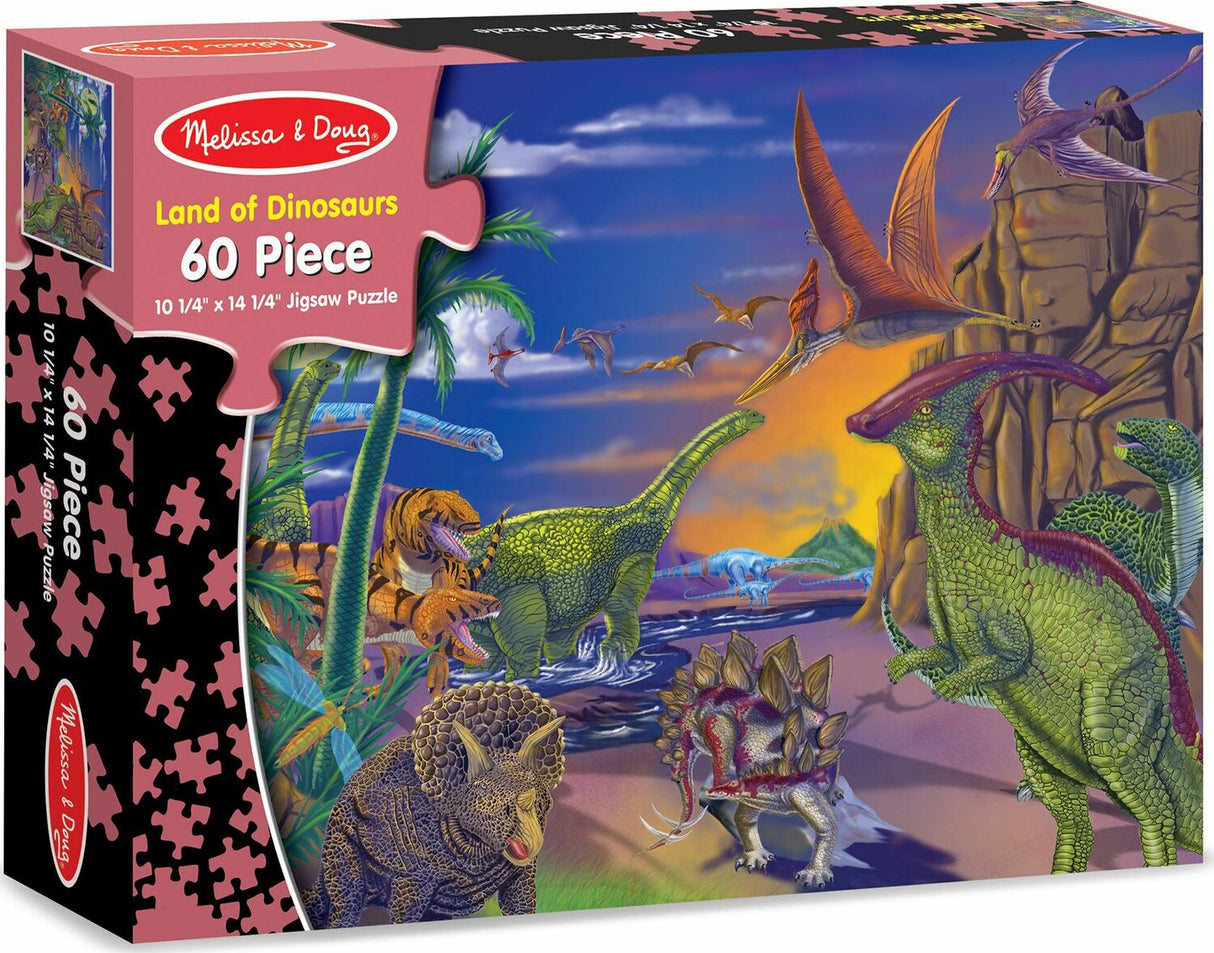 Land of Dinosaurs Jigsaw Puzzle - 60 Pieces
