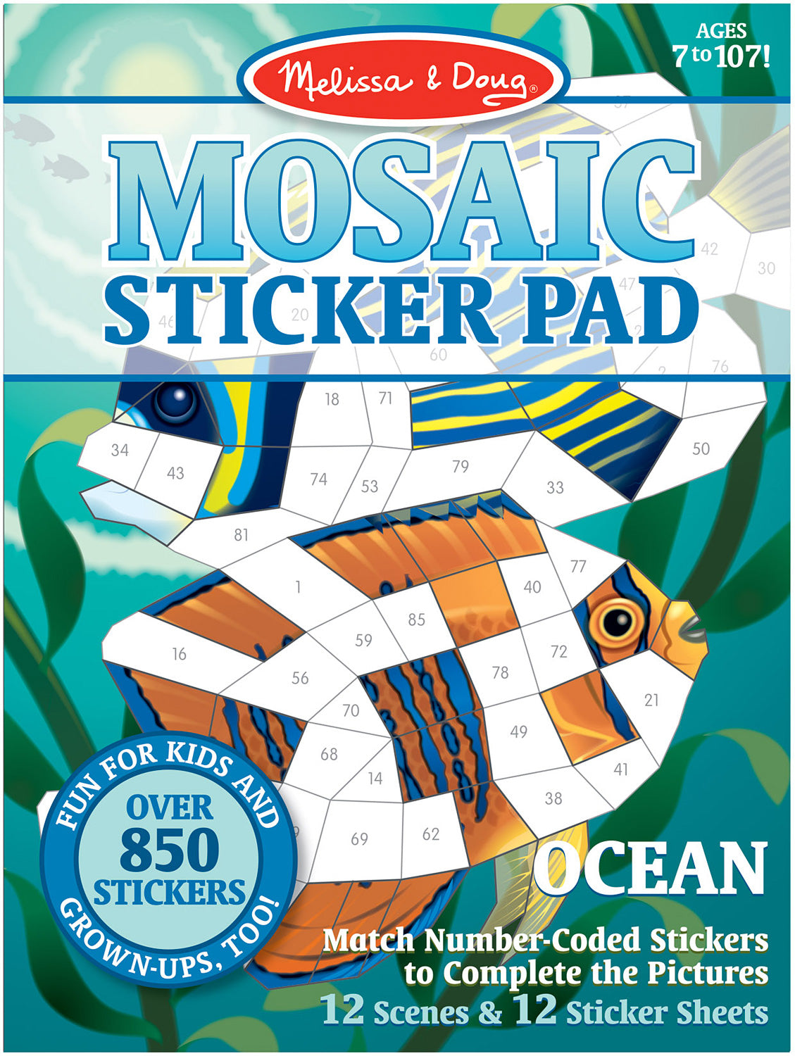 Mosaic sticker pad Ocean