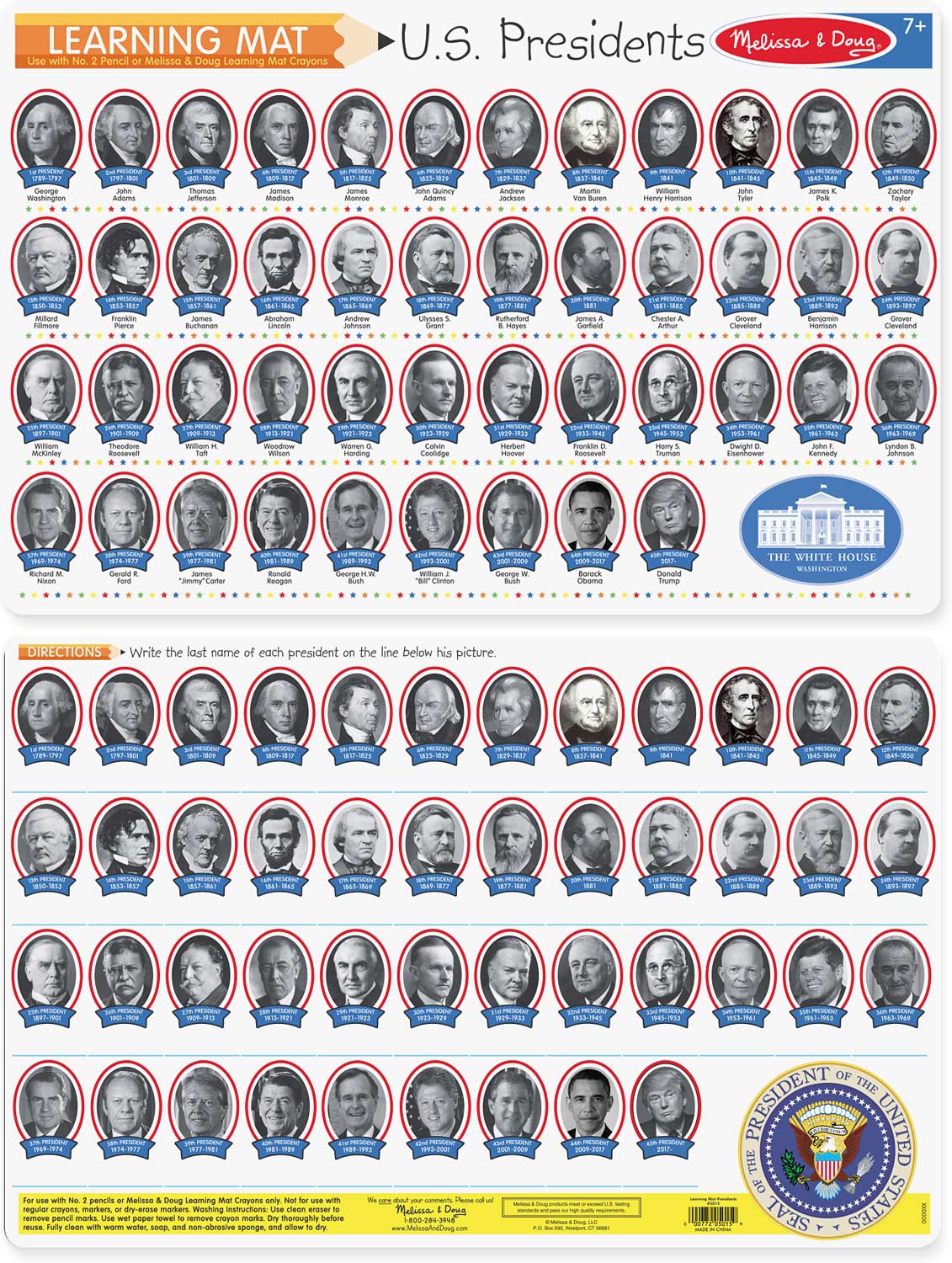 Write-a-mat Presidents