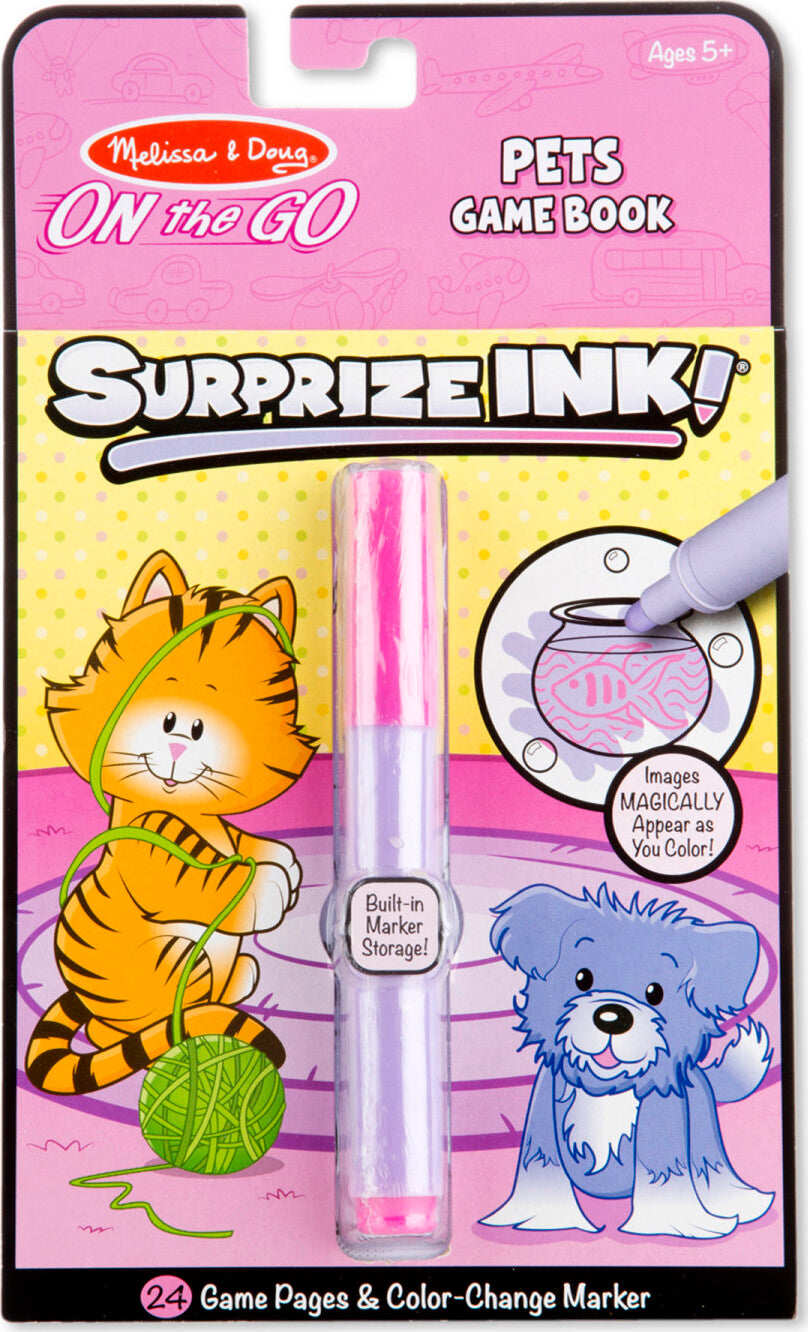 Surprize Ink! Pets - On the Go Travel Activity Book