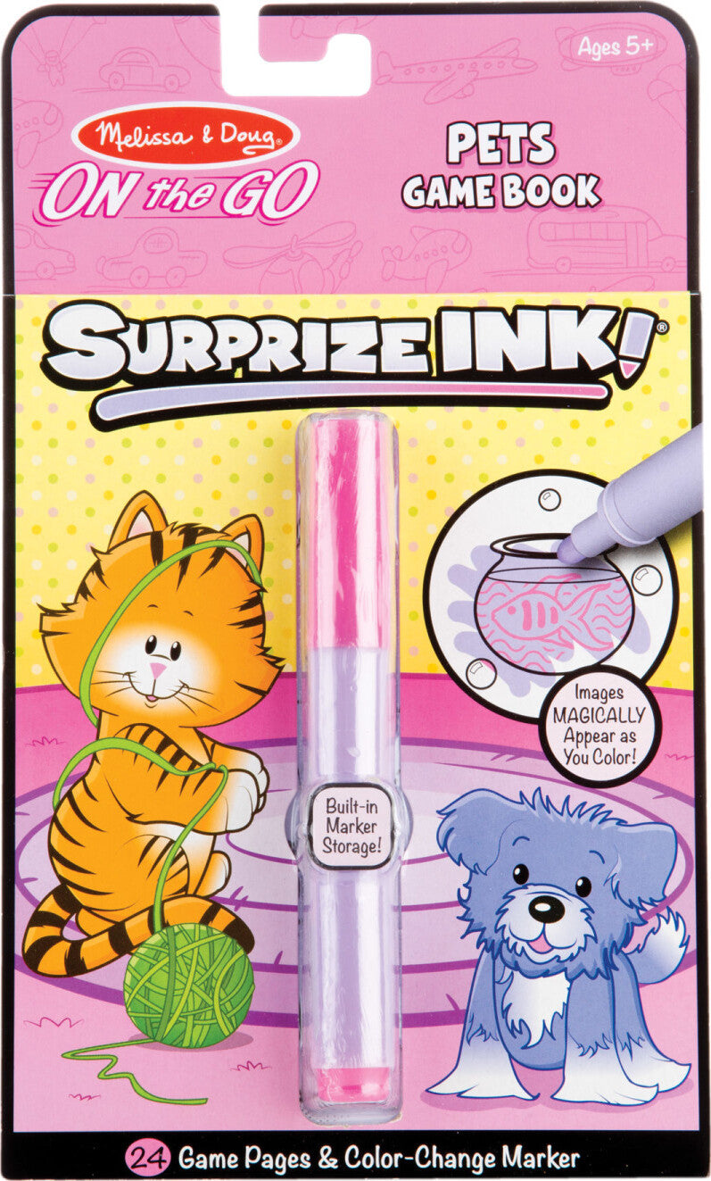 Surprize Ink! Pets - On the Go Travel Activity Book