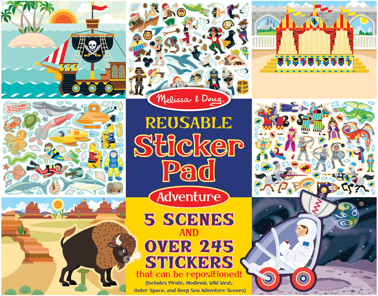 Reusable Sticker Pad 5 Scenes