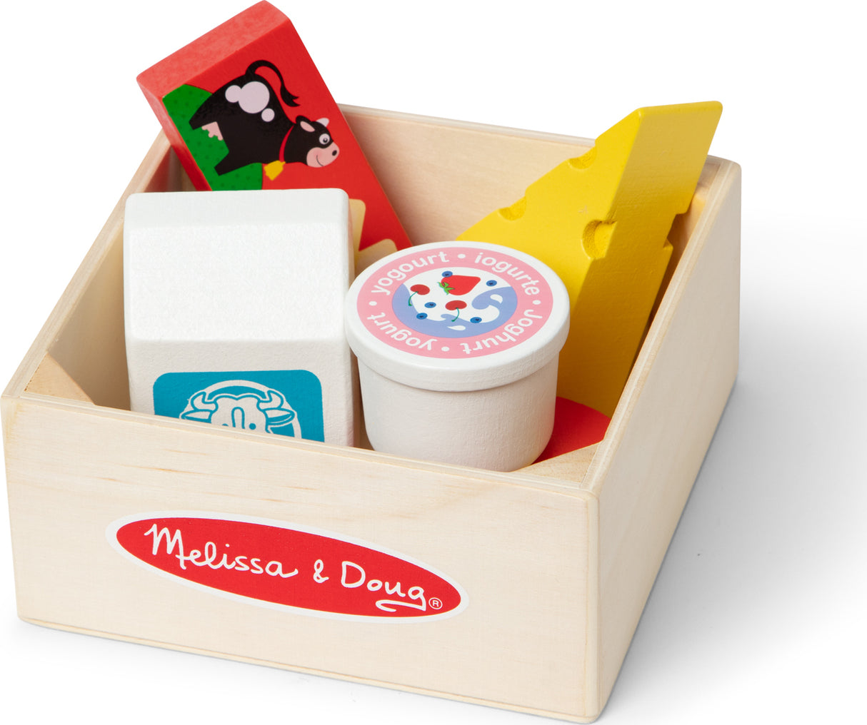 Wooden Food Groups Play Set - Dairy