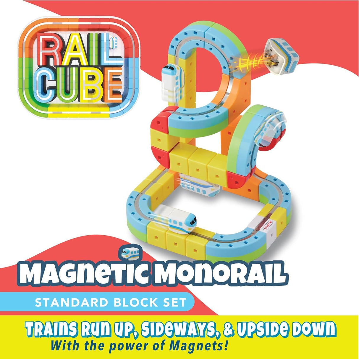 Rail Cube - Magnetic Monorail Starter Set