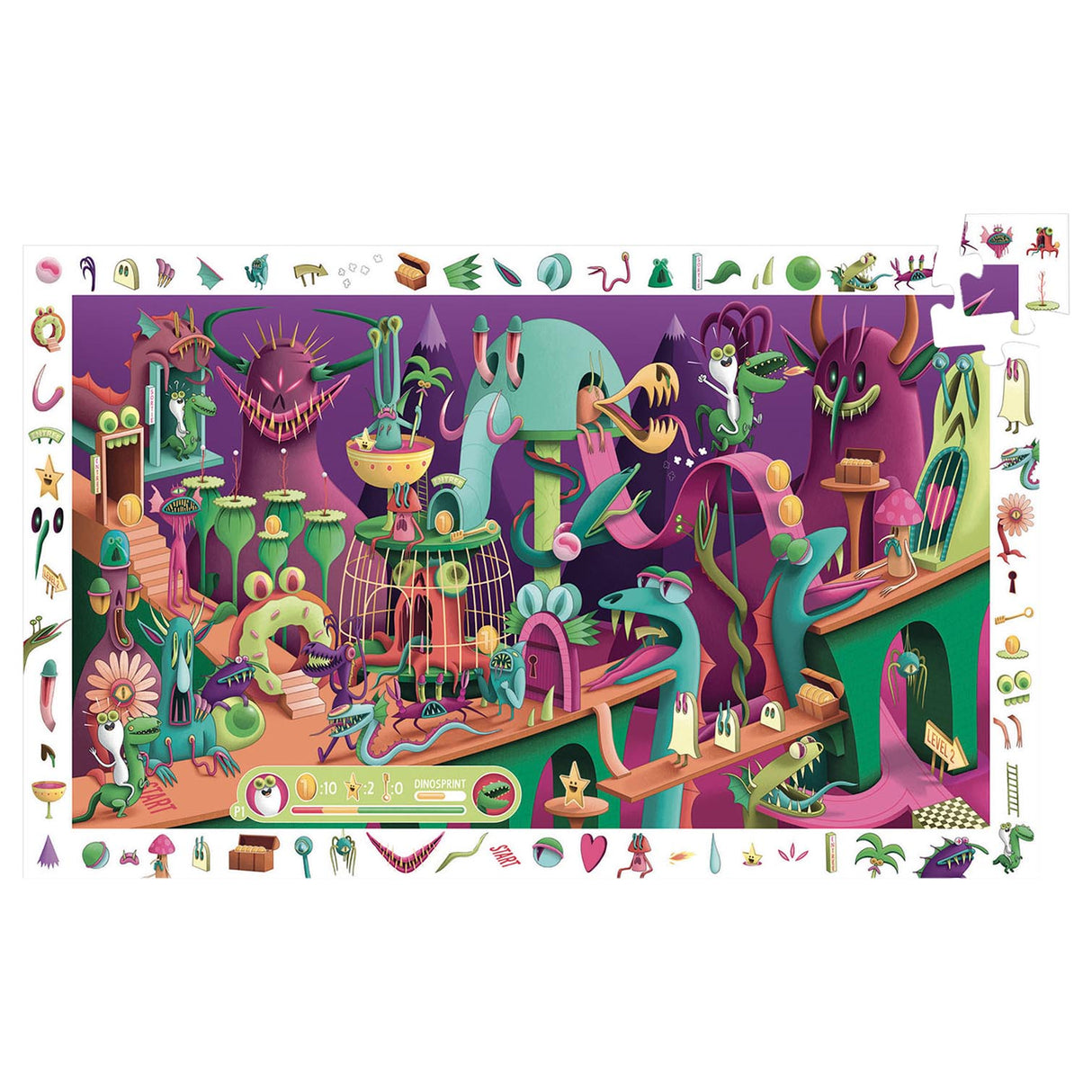 200 pc Video Game Observation Puzzle