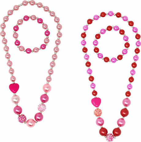 Be My Valentine Necklace & Bracelet Set (assorted)
