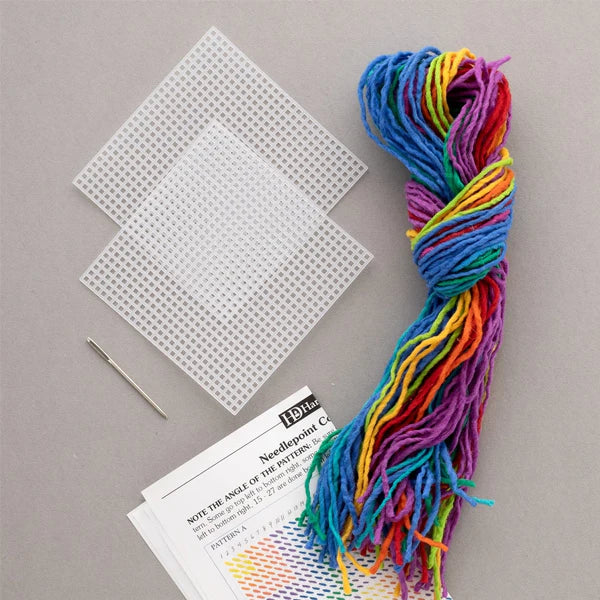 Needlpoint Coaster Kit 2 Coasters