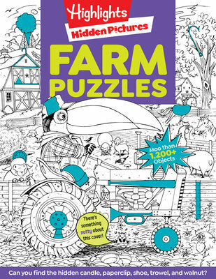 Farm Puzzles: Ultimate Farm Picture Puzzle Book with Over 1,200 Objects to Seek and Find, Farm-Themed Activity Book for Kids 6 and Older