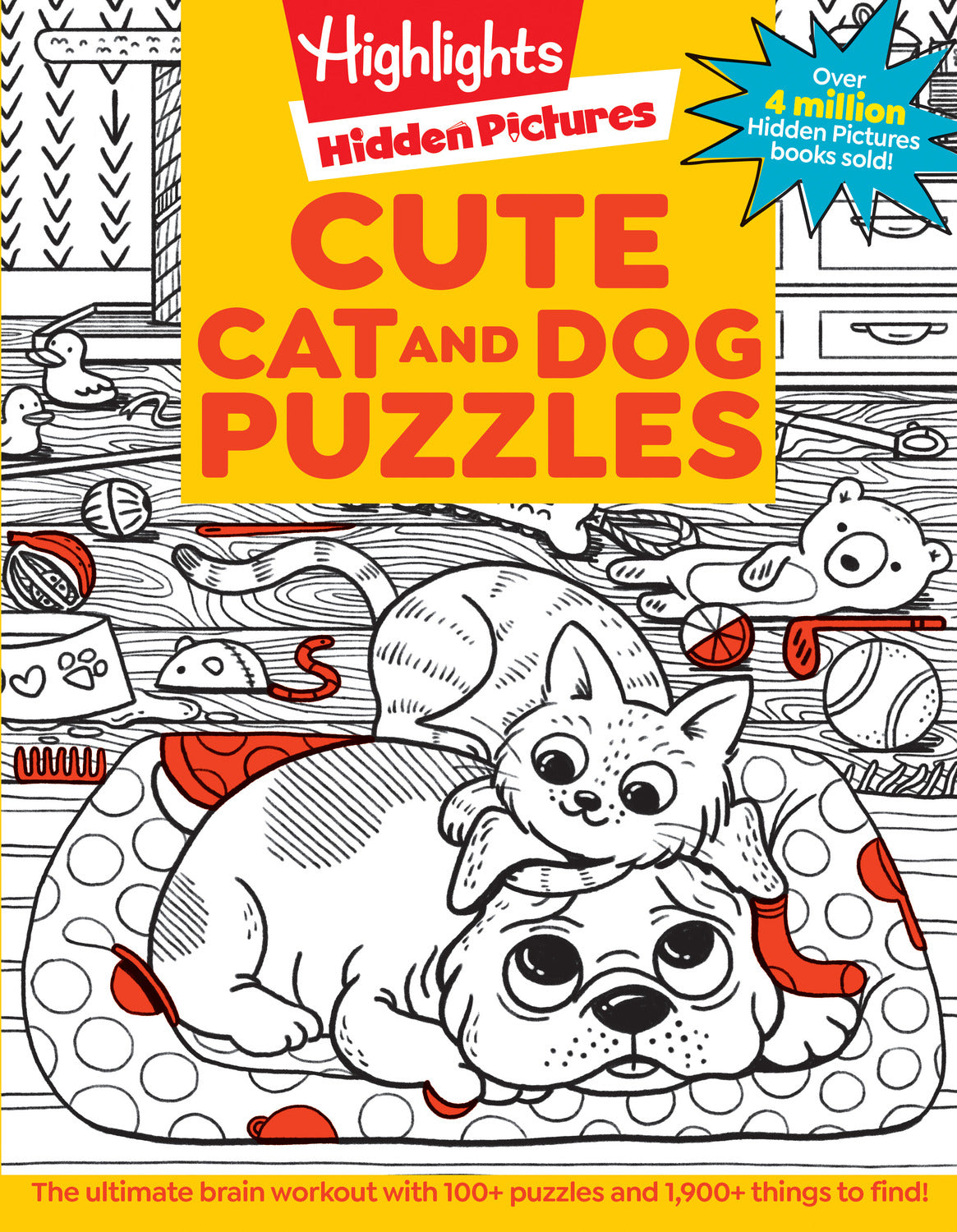 Cute Cat and Dog Puzzles: Cute Cat and Dog Puzzles (Hidden Pictures Puzzles) Cat & Dog Puzzles Activity Book for Kids with 144 Pages of Cute and Fun Puzzles, Hours of Play for Kids 6-9