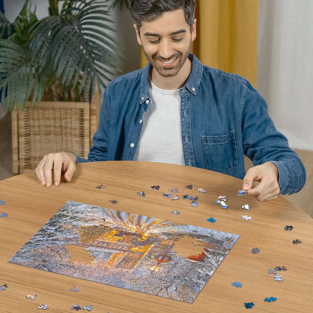 Glow in the Dark: Magical Christmas Puzzle (500 pc)