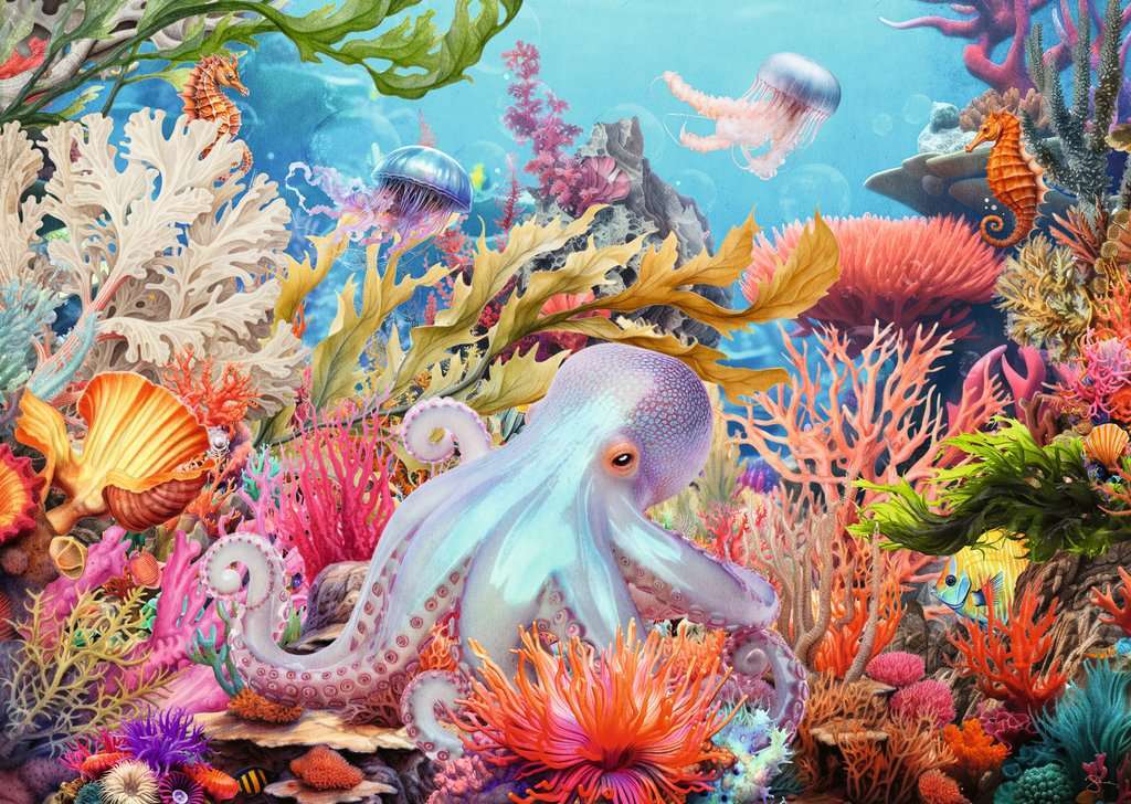 Reef Life 500 Pc Puzzle LF