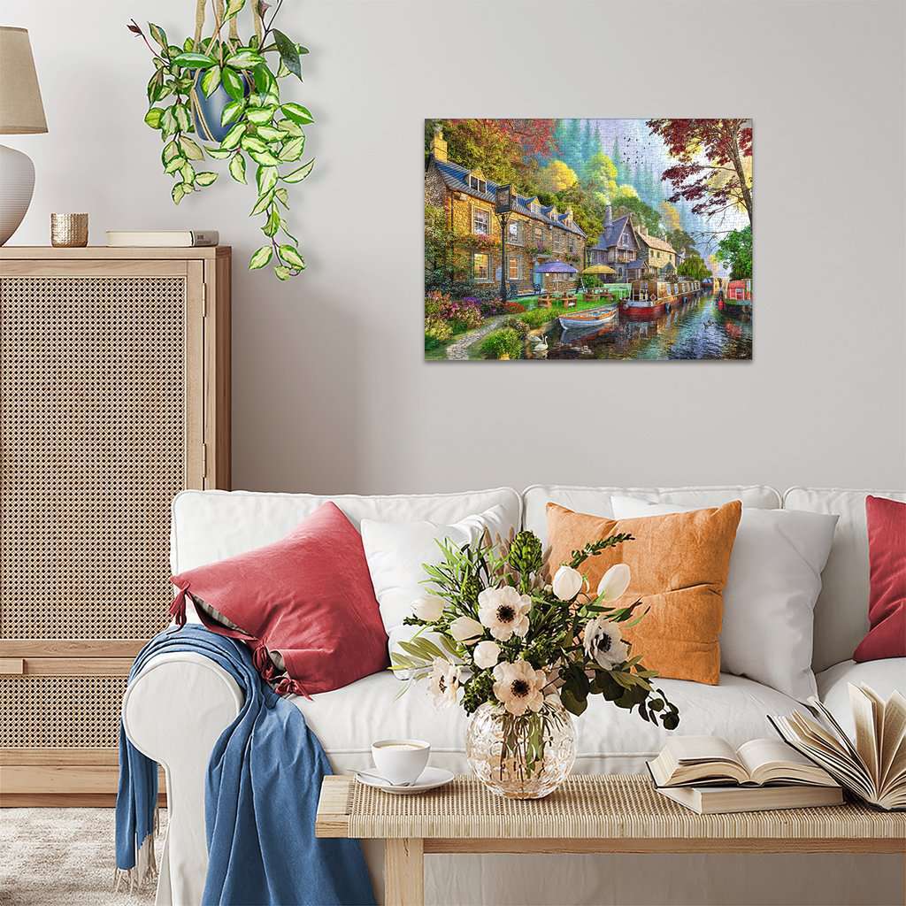 Down Lane No 6: Canal Side Lane 1000 Pc puzzle