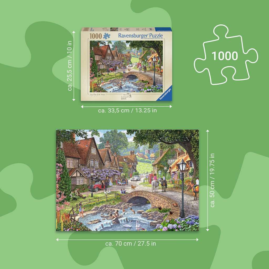 Lazy Days by Steam 1000 Pc Puzzle