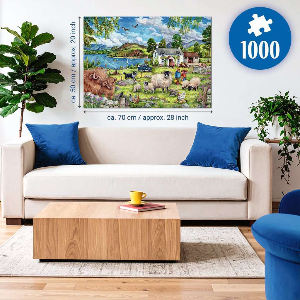 Country Farm 1000 Pc Puzzle