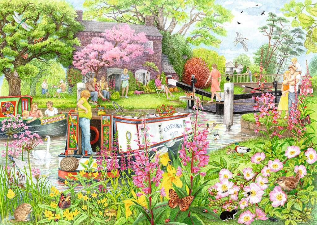 Cosy Cafe No 4: River Café 1000 Pc Puzzle