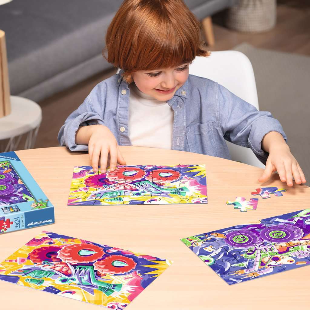 Monster Trucks 2x24pc Puzzles