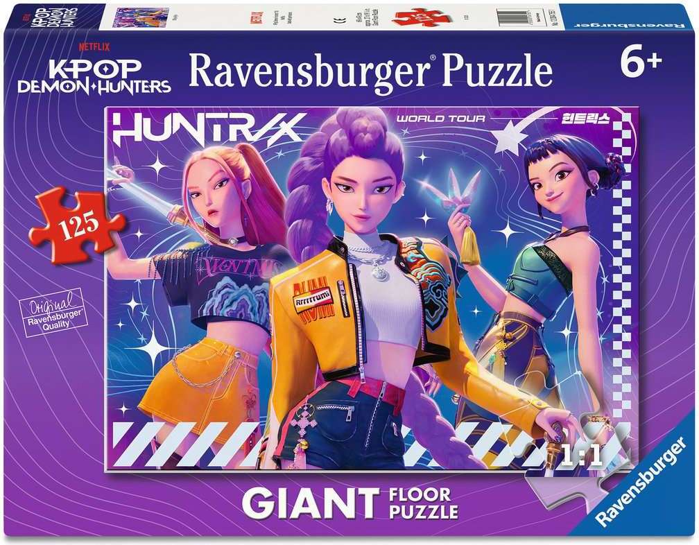 KPop Demon Hunters Giant Floor Puzzle 125 Pc