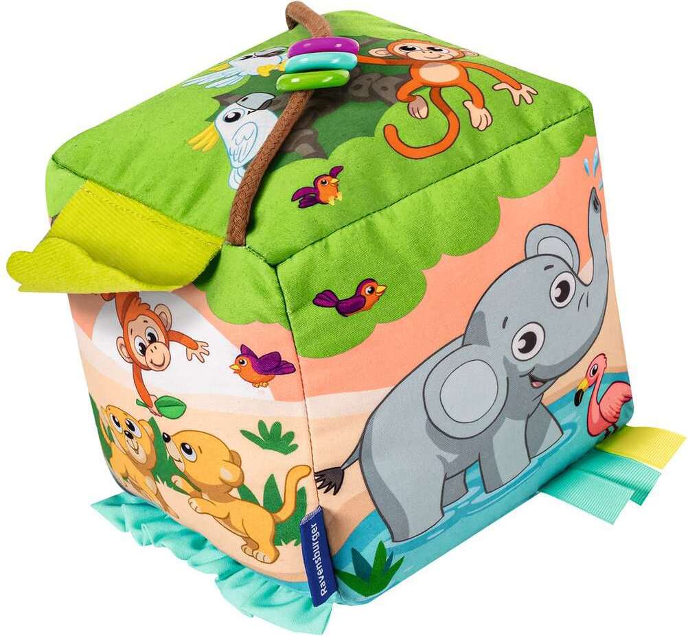 Roll & Play Sound Cube: Wild Animals