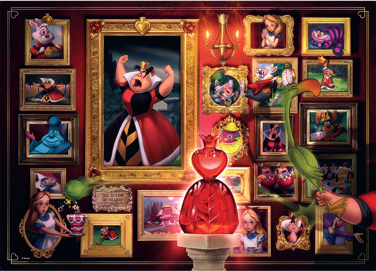 Disney Villainous: Queen of Hearts (1000 pc Puzzle)