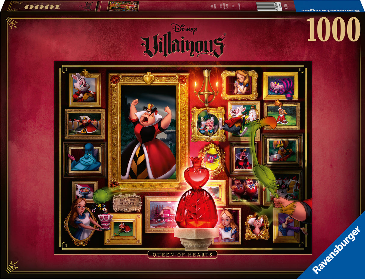 Disney Villainous: Queen of Hearts (1000 pc Puzzle)