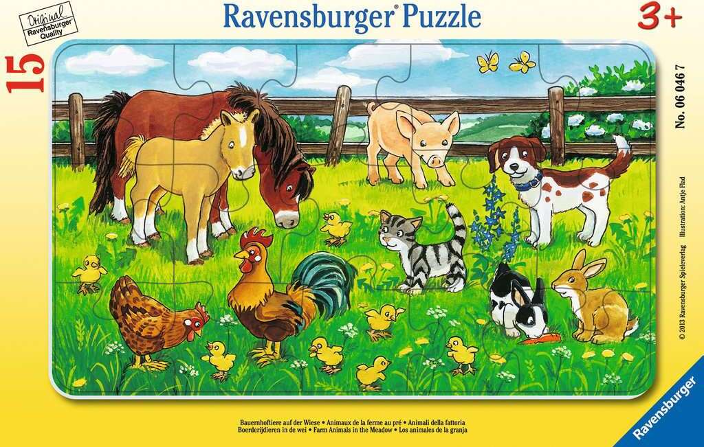 Farm Animals in the Meadow