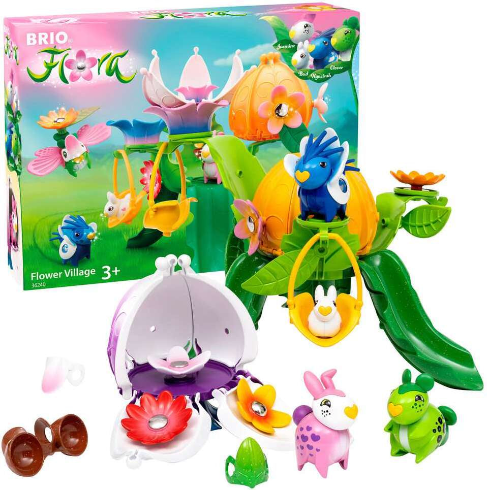 BRIO Flora: Flower Village Set
