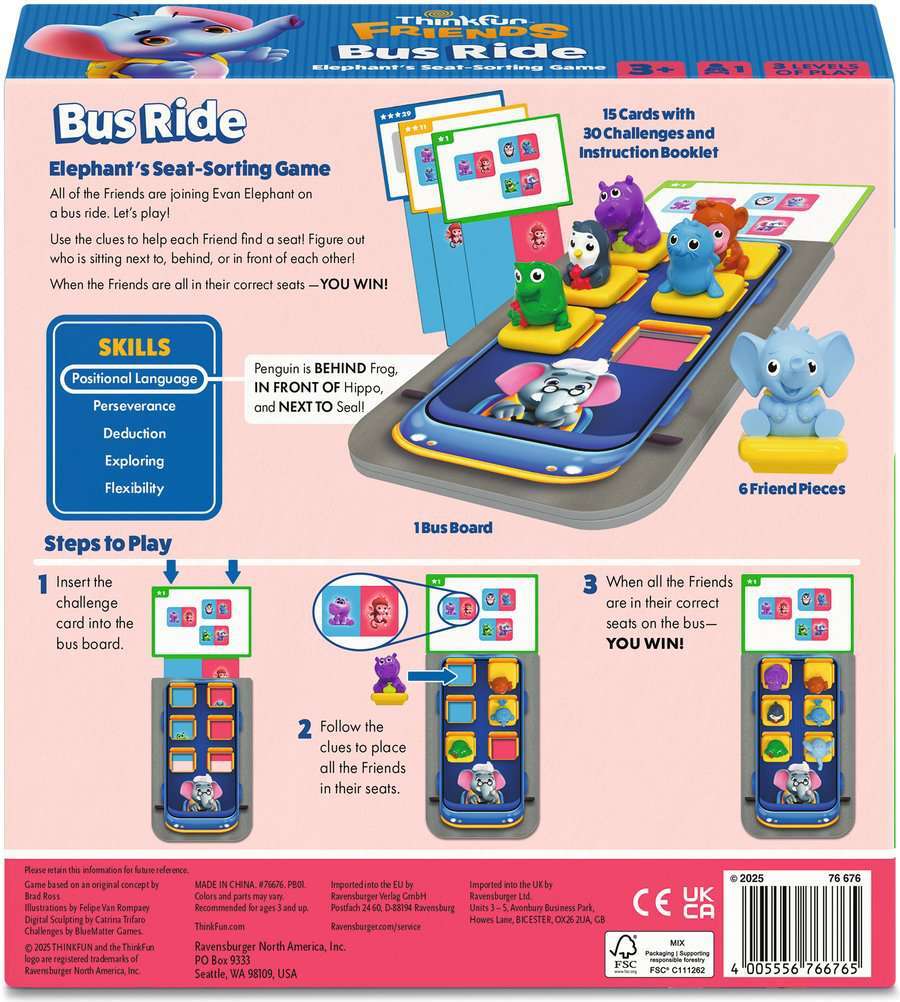 ThinkFun Friends Bus Ride EN