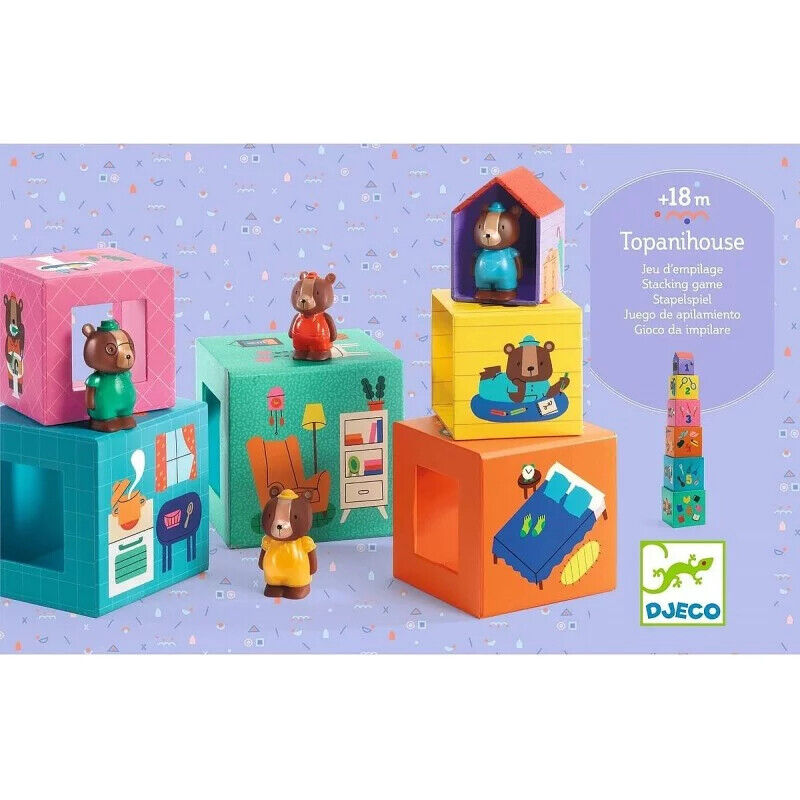 TopaniHouse Nest and Stack + Animals