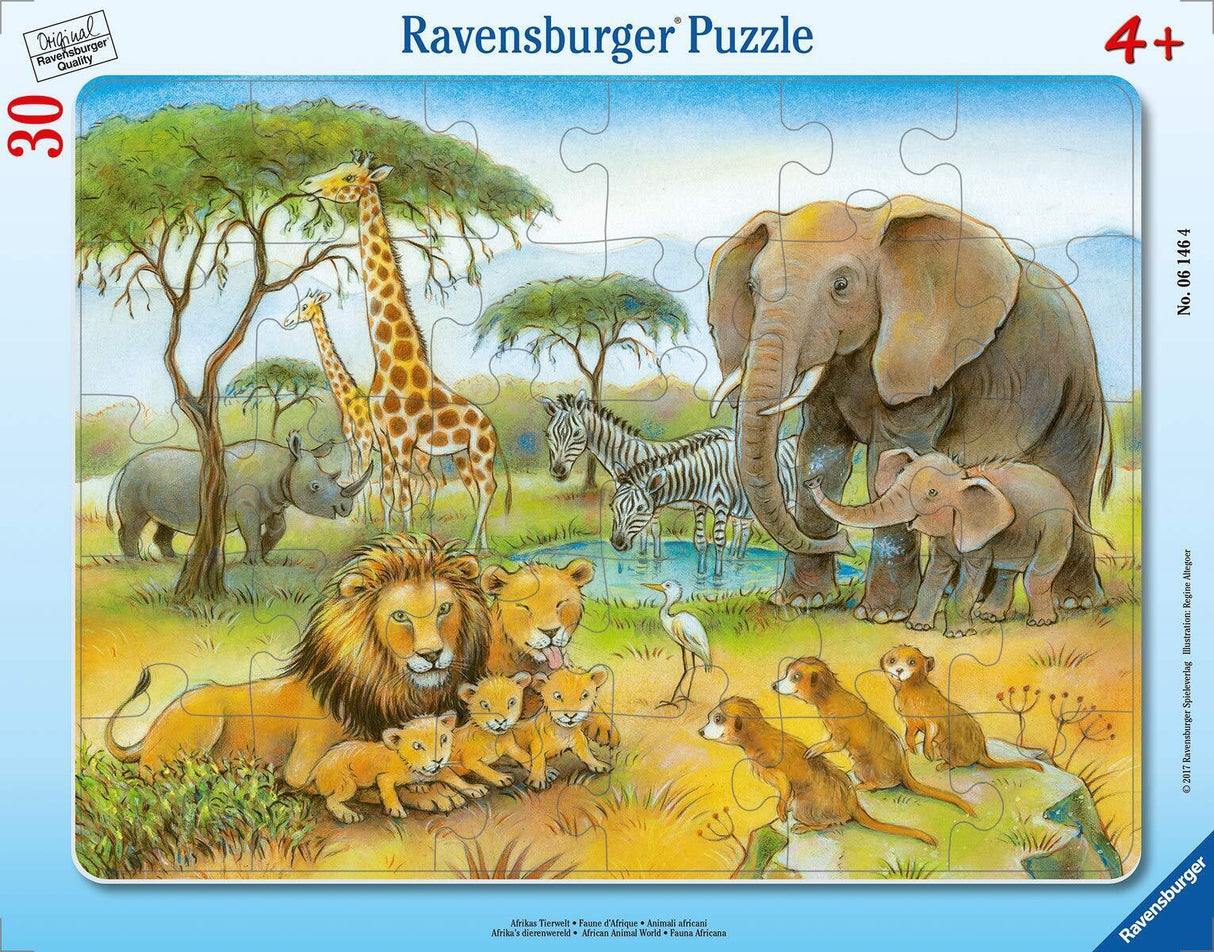 30 pc african Animal World Flat