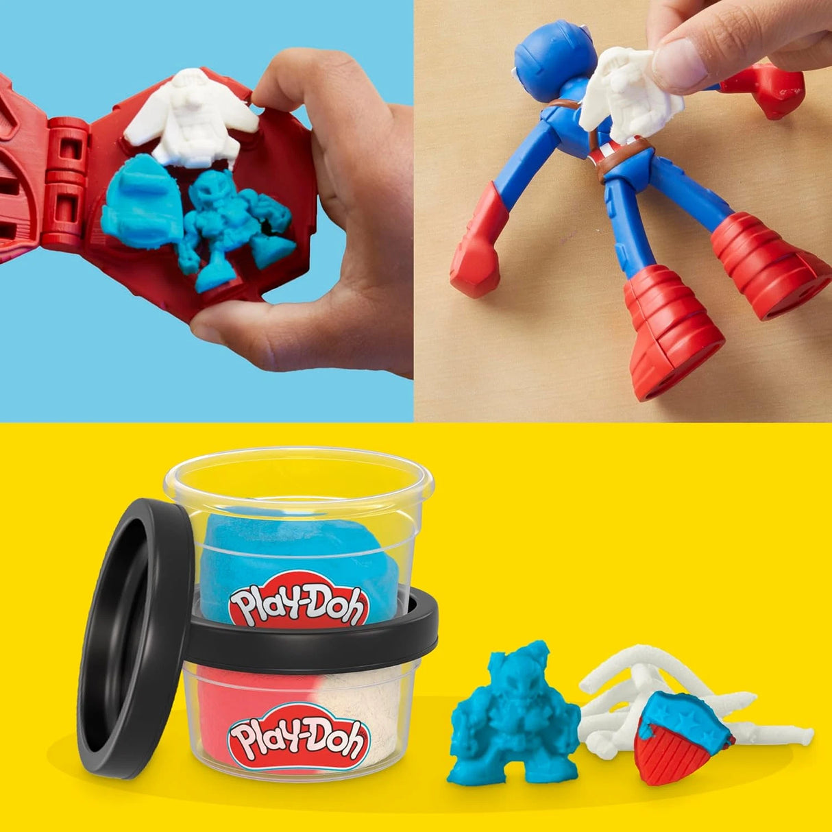 Play Doh Marvel Captain America
