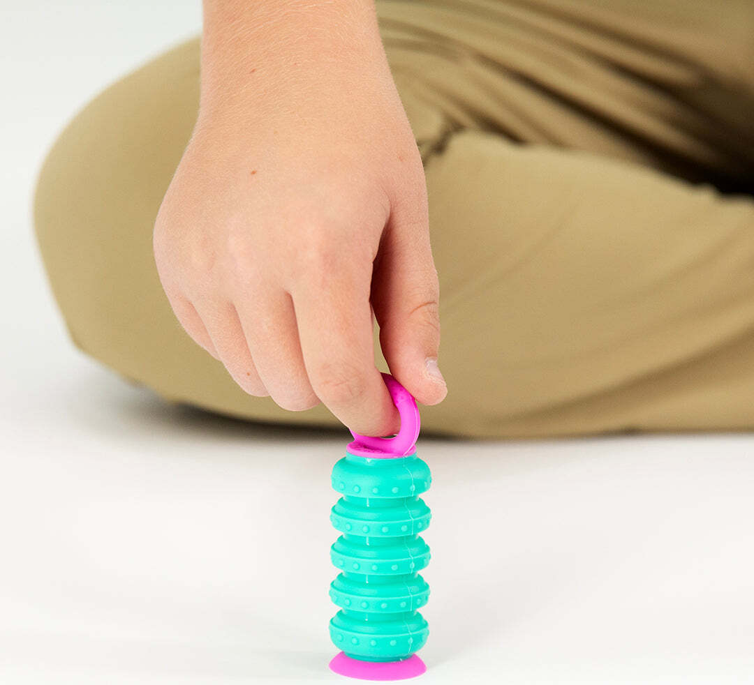 Krumples Plungy fidget toy (Purple)