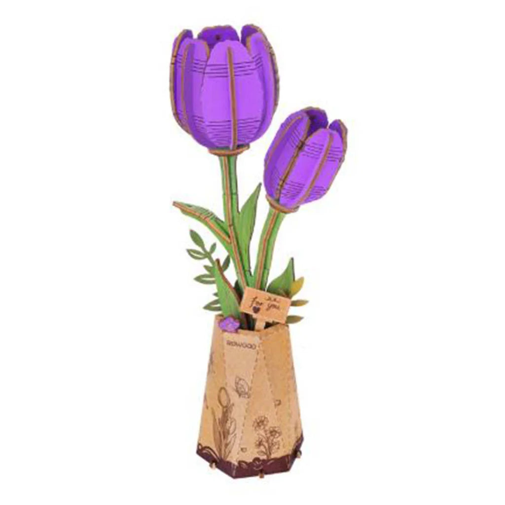 Purple Tulip - Wooden DIY Kit