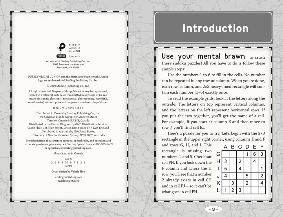 Sudoku Puzzles for a Road Trip