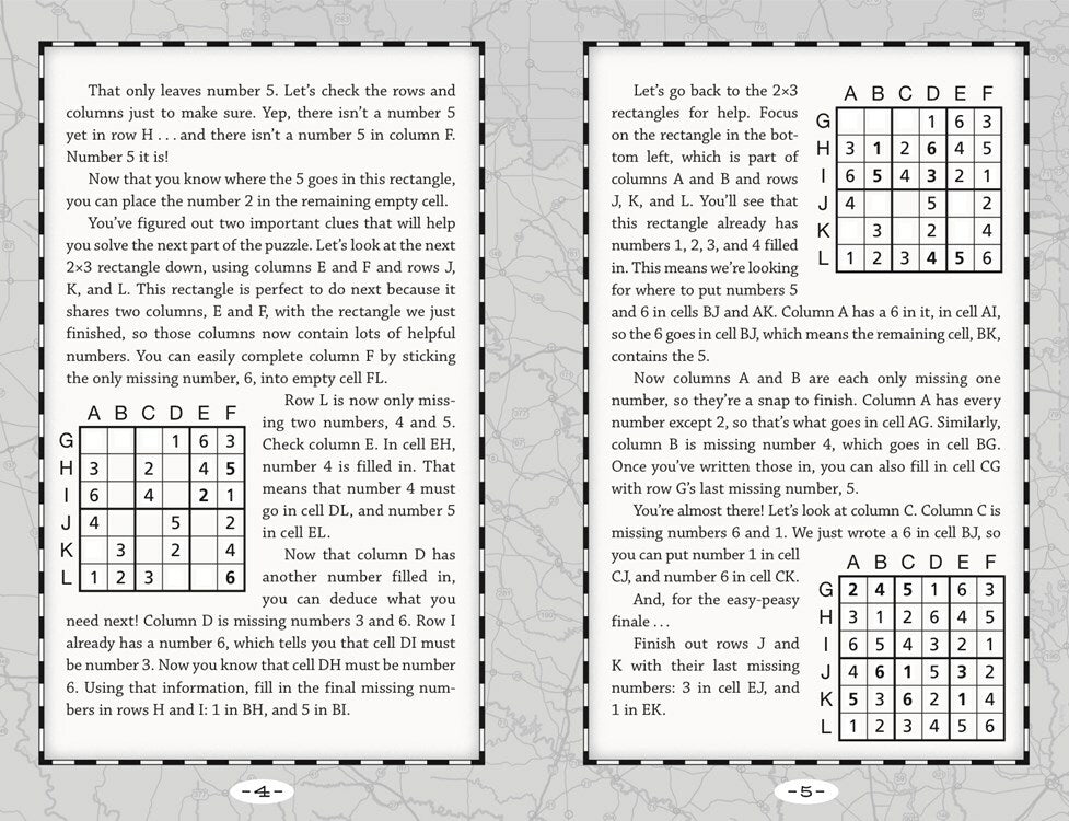 Sudoku Puzzles for a Road Trip