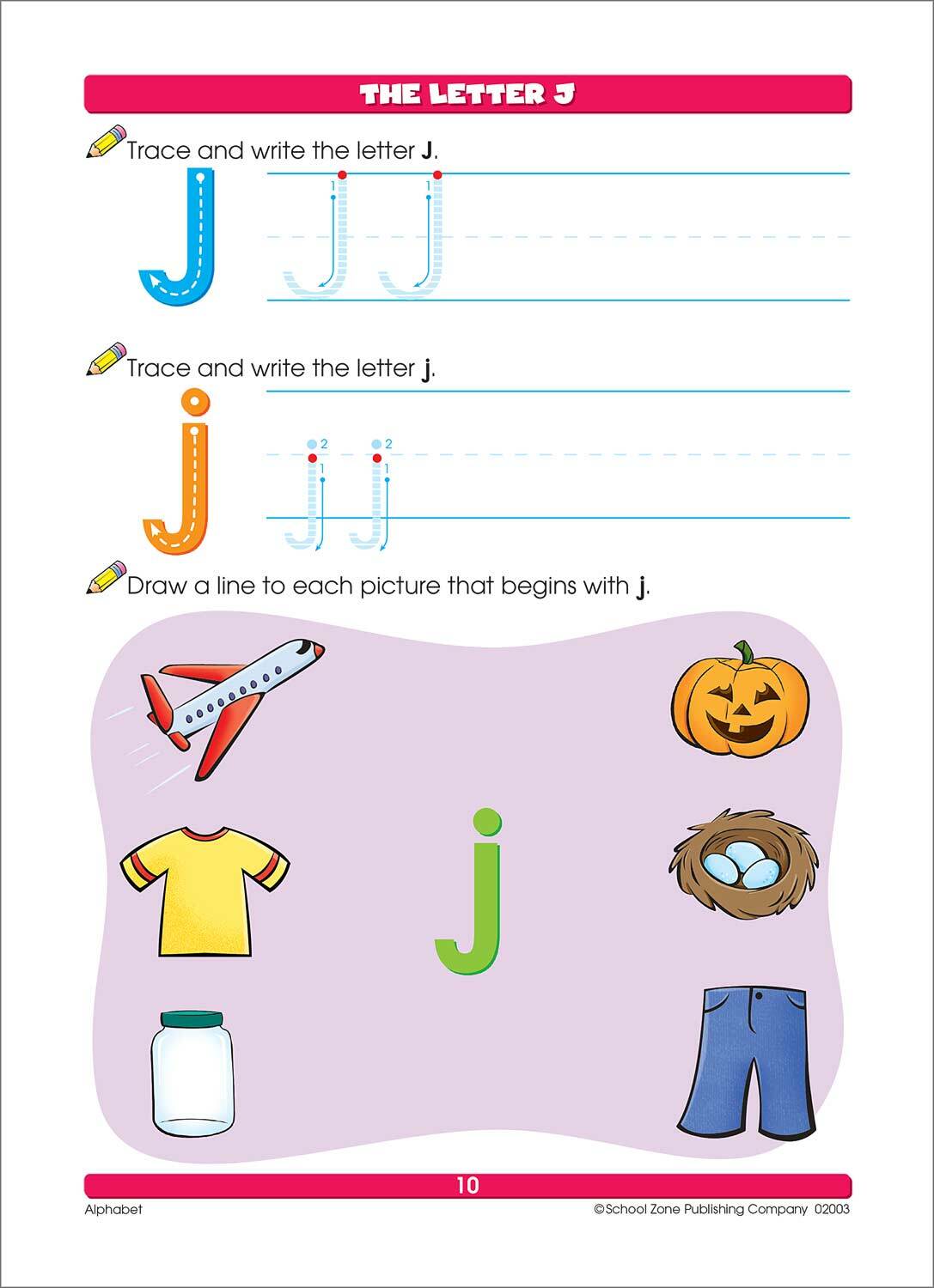 Alphabet Grades K-1 Workbook